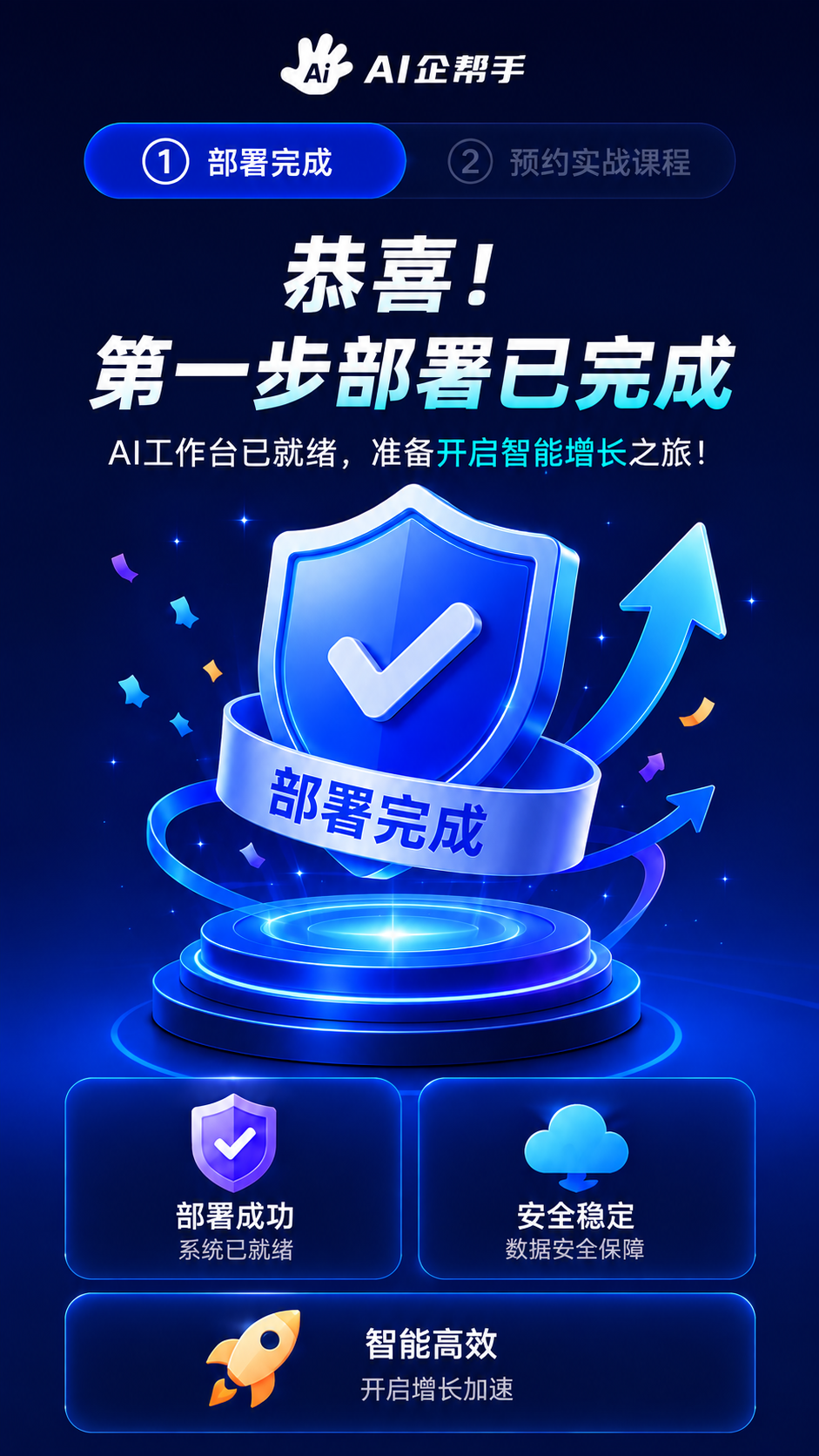 AI企帮手部署完成